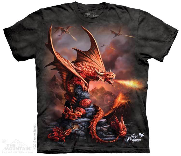 Fire Dragon T-Shirt - Click Image to Close